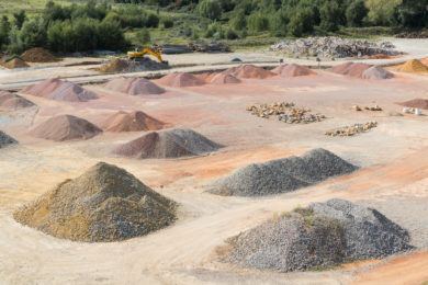 The Aggregate Manufacturing Process Stockyard of sands, pebbles and aggregates General Kinematics